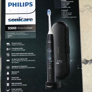 Philips Sonicare 5300 Electric Toothbrush with Black Handle
